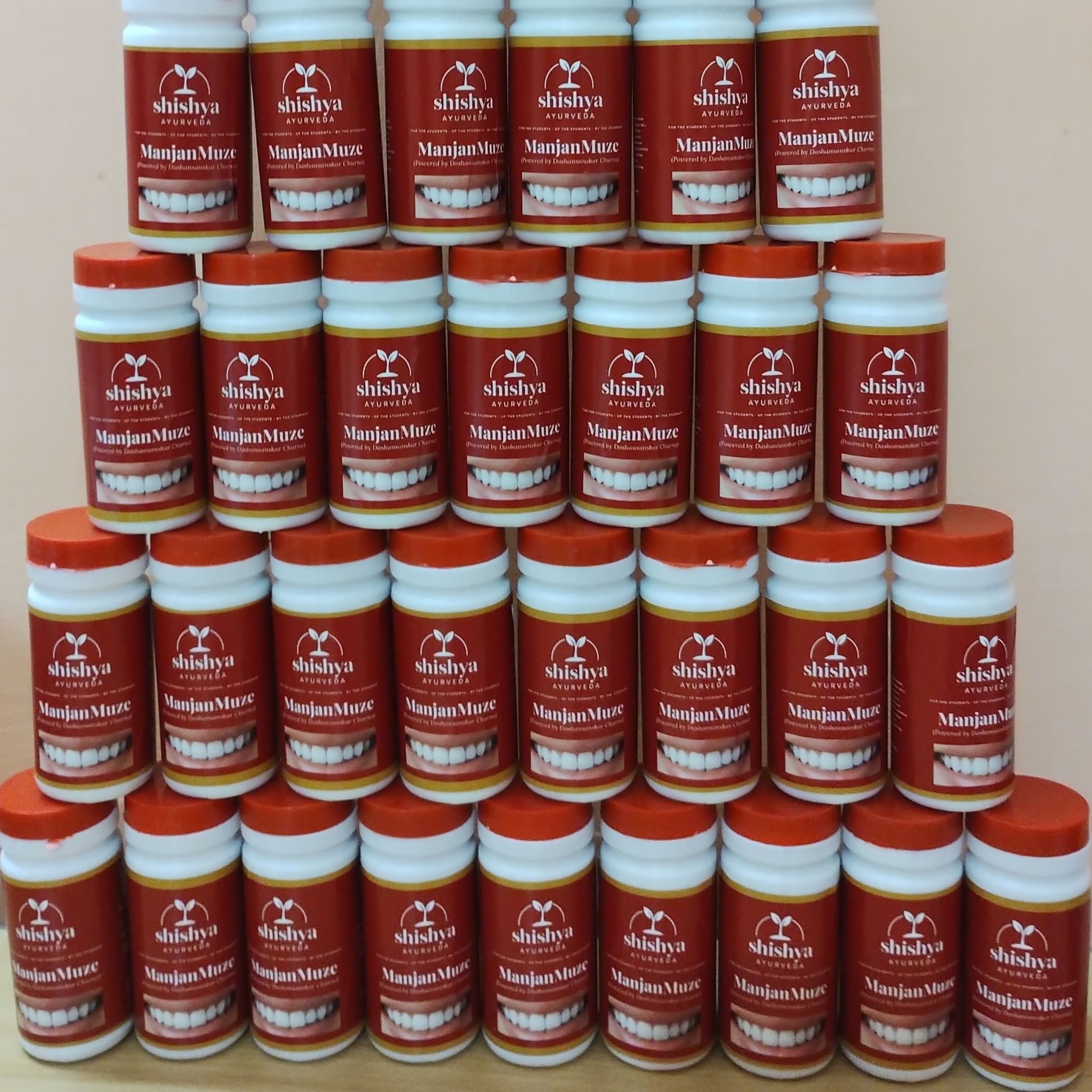 Herbal preparations on wooden table